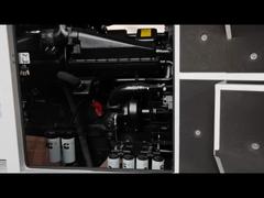 Бесшумный дизельный генератор белого цвета