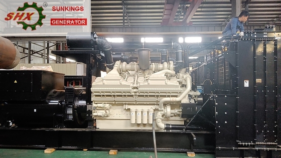 Купить 2MW дизельные высоковольтные генераторы 4.16kv Cummins Genset online manufacture