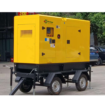 Купить SHX 50KVA Бесшумный Дизельный Генератор с Прицепом Высокопроизводительный Производитель Электростанций Резервное Электроснабжение для Домашнего Использования online manufacture