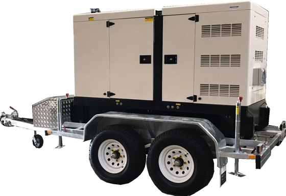 Купить Генераторы Perkins трейлера 300 киловаттов дизельные генератор 400 Kva с 4 колесами online manufacture