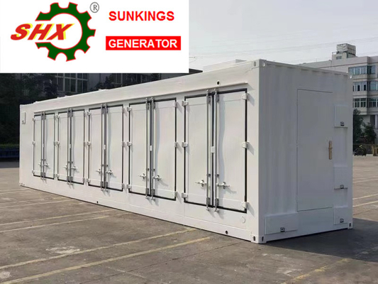 Baudouin 60hz 1500kw Контейнерный генератор 24V Электрический старт Используется дата-центр