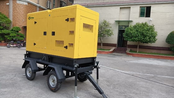 230V черни Protable 500 генераторов трейлера киловатта электростанция дизельной супер молчаливая